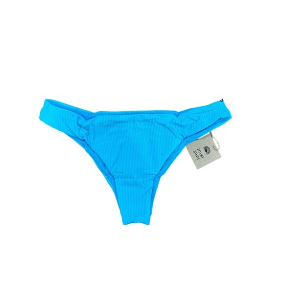 FREE PEOPLE X Toast Swim Women Signature Low Rise Hipster - Bottom Turquoise Sea - Picture 1 of 5